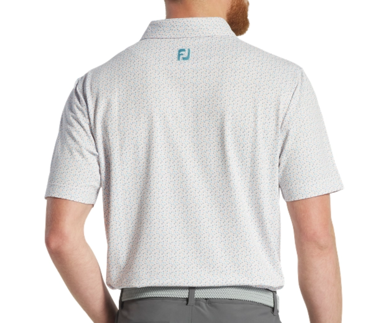 FOOTJOY GEOMETRY PRINT STRETCH MEN'S SHIRT 24