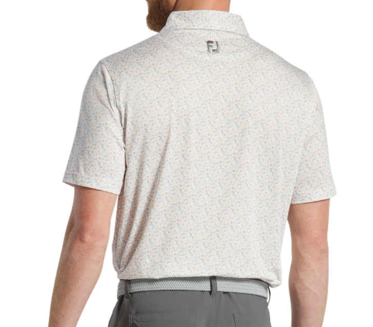 FOOTJOY ALL OVER FLORAL PRINT MEN'S SHIRT 24