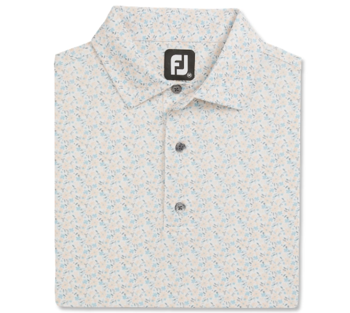 FOOTJOY ALL OVER FLORAL PRINT MEN'S SHIRT 24