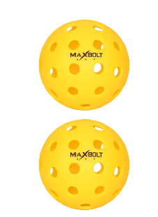 MAXBOLT PICKLEBALL BLACK FORCE II PADDLE 16MM CARBON FIBER SURFACE