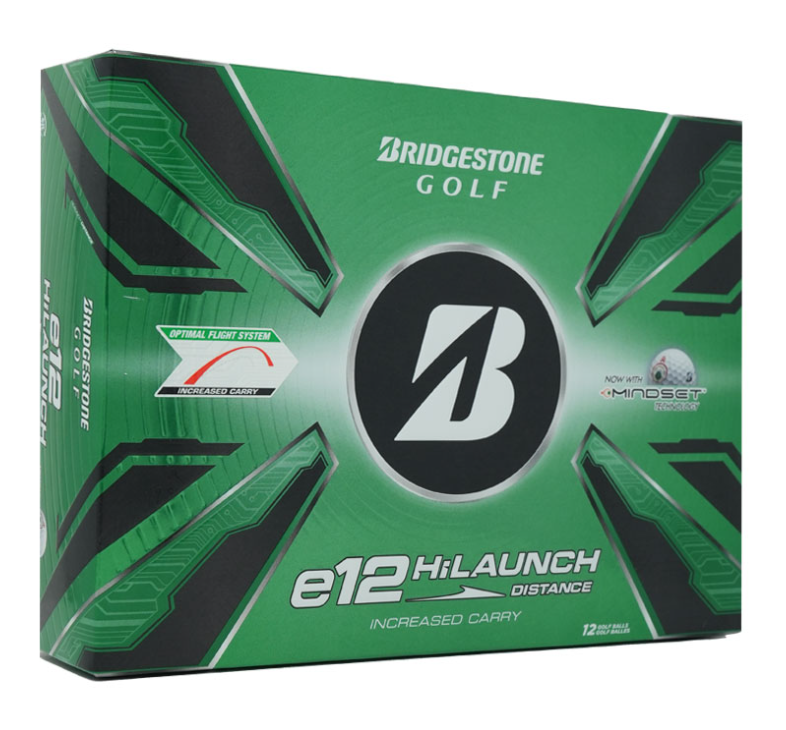 BRIDGESTONE 26 E12 HILAUNCH DISTANCE MINDSET GOLF BALL