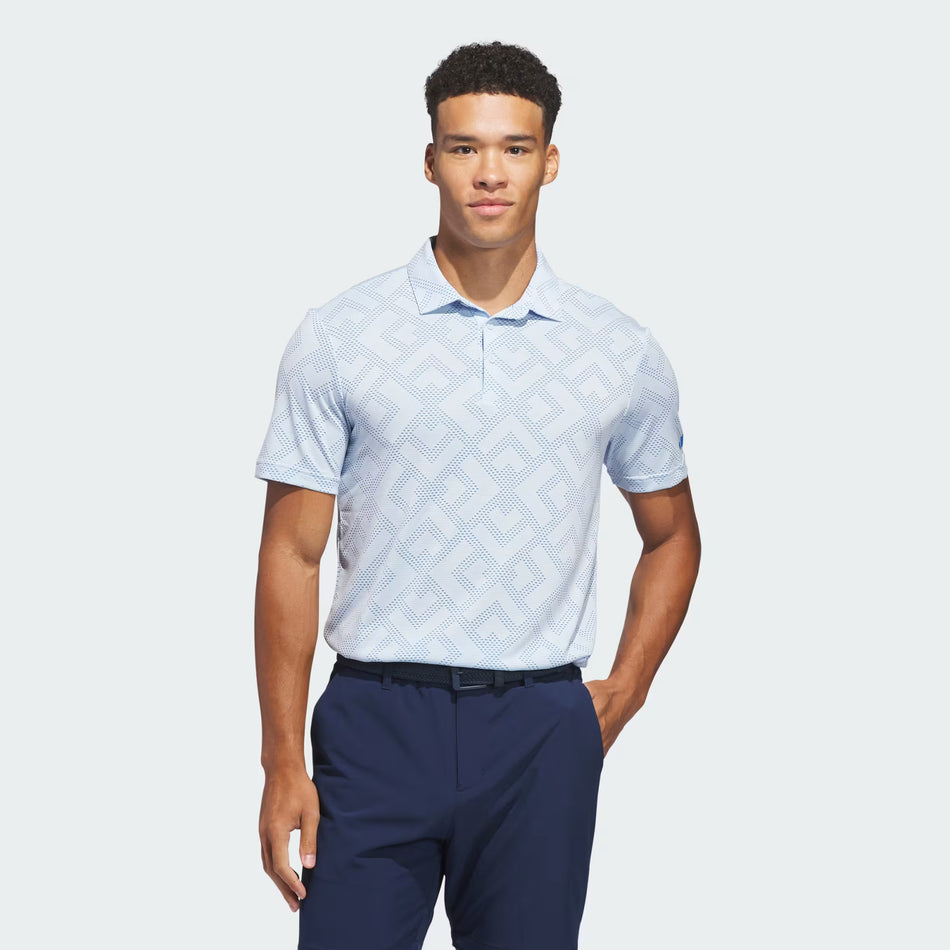 ADIDAS 26 ULTIMATE365 JACQUARD MEN'S POLO SHIRT