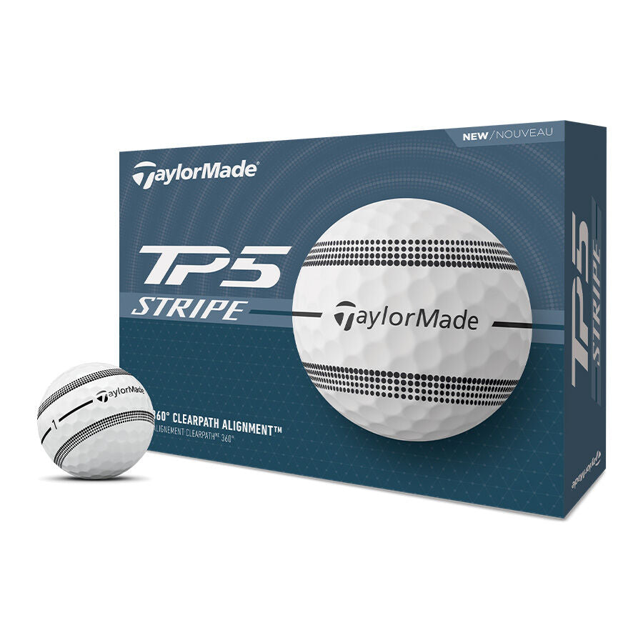 TAYLORMADE TP5 STRIPE GOLF BALL