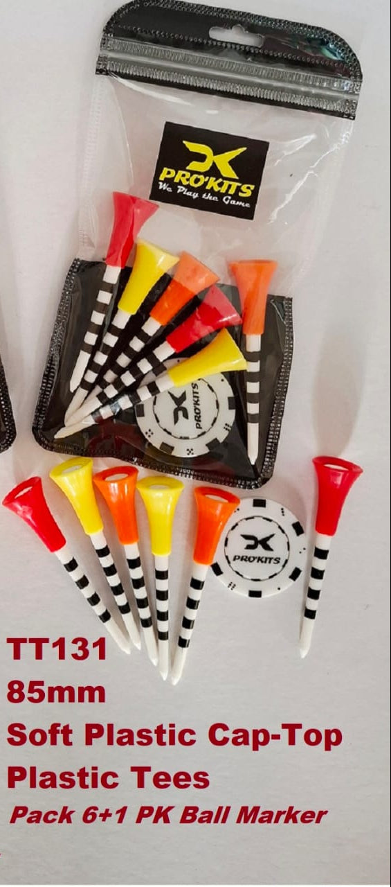 PRO KITS 85MM RUBBER CAP - TOP PLASTIC TEE