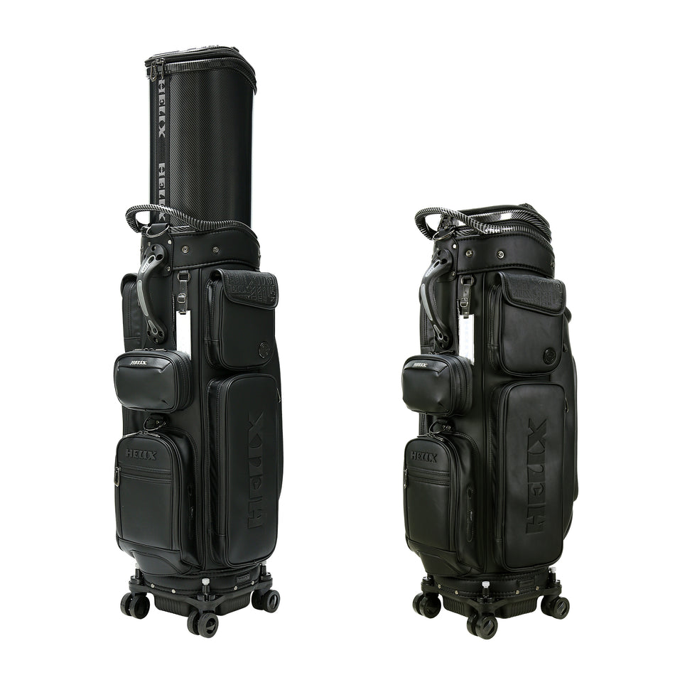 HELIX TRAVEL CART H95307 FAUX LEATHER GOLF BAG