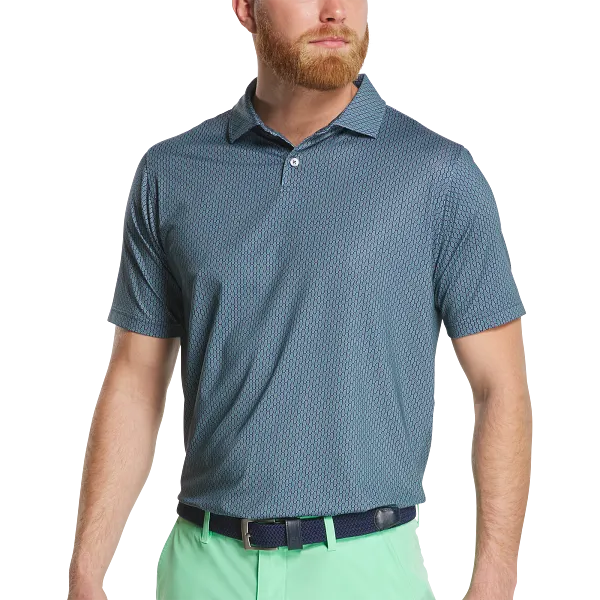 FOOTJOY BRACKET PRINT LISLE MEN' SHIRTS 25