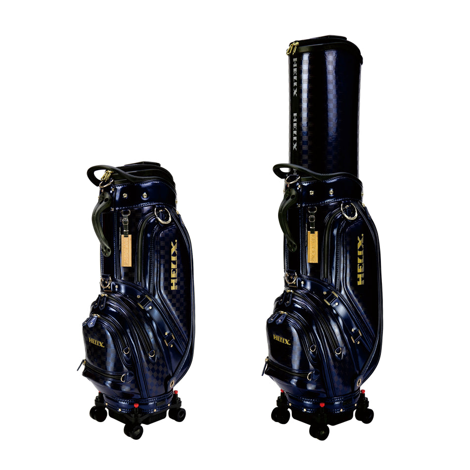 HELIX TRAVEL CART H95233 FAUX LEATHER GOLF BAG