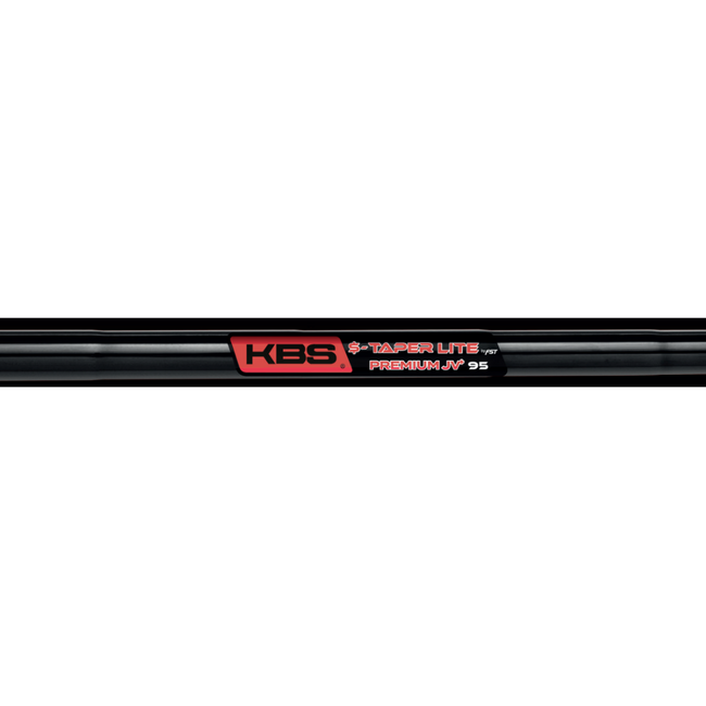 KBS $-TAPER LITE PREMIUM JV+ BlACK PVD STEEL IRON SHAFT (#5-9P)