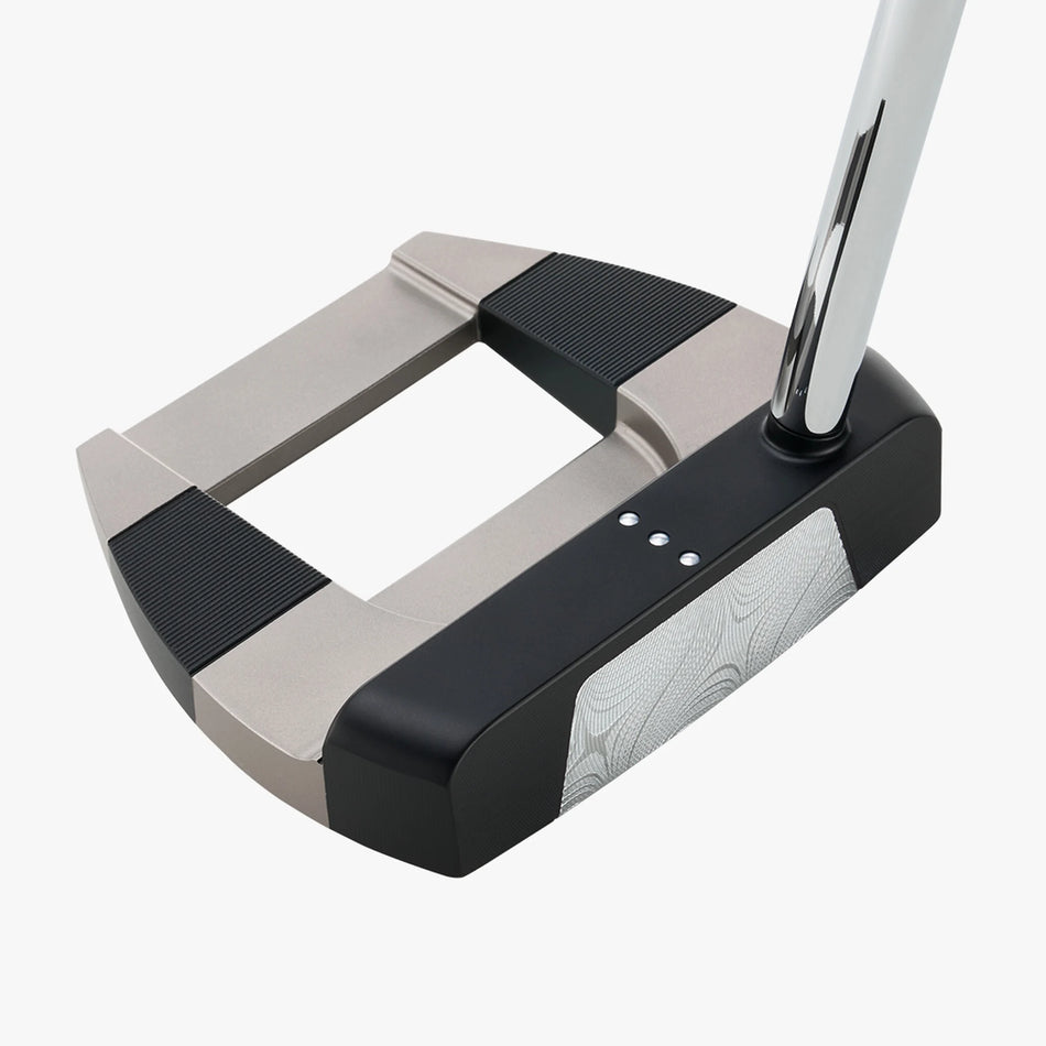 ODYSSEY DAMASCUS MILLED JAILBIRD MINI DOUBLE BEND PUTTER