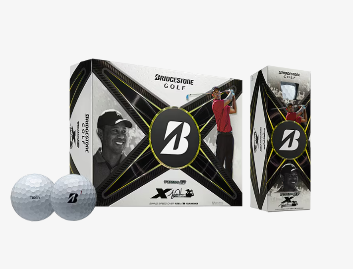 BRIDGESTONE TOUR B x TIGER WOODS EDITION GOLF BALL 24