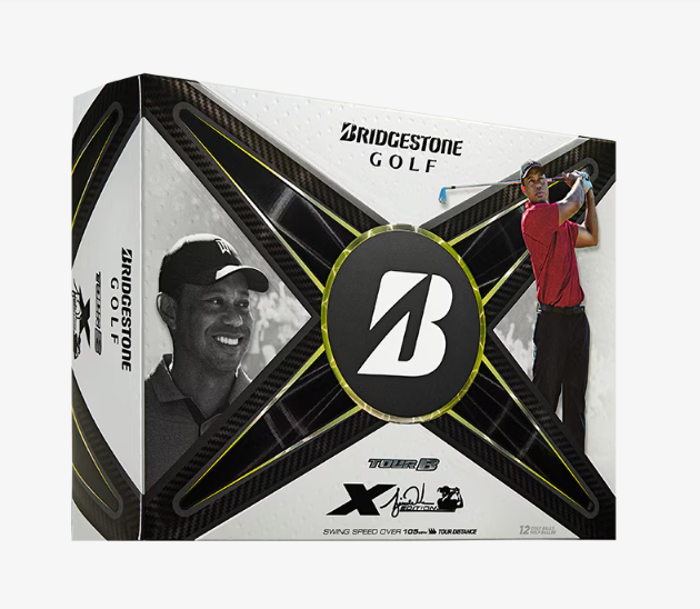 BRIDGESTONE TOUR B x TIGER WOODS EDITION GOLF BALL 24