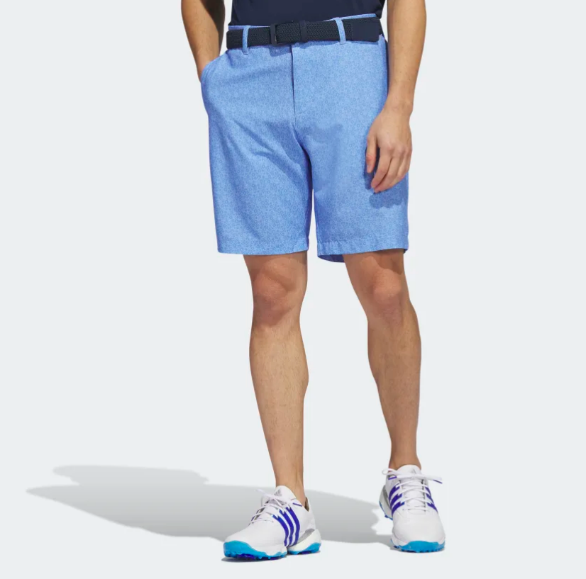 ADIDAS ULTIMATE365 NINE-INCH PRINTED GOLF SHORTS