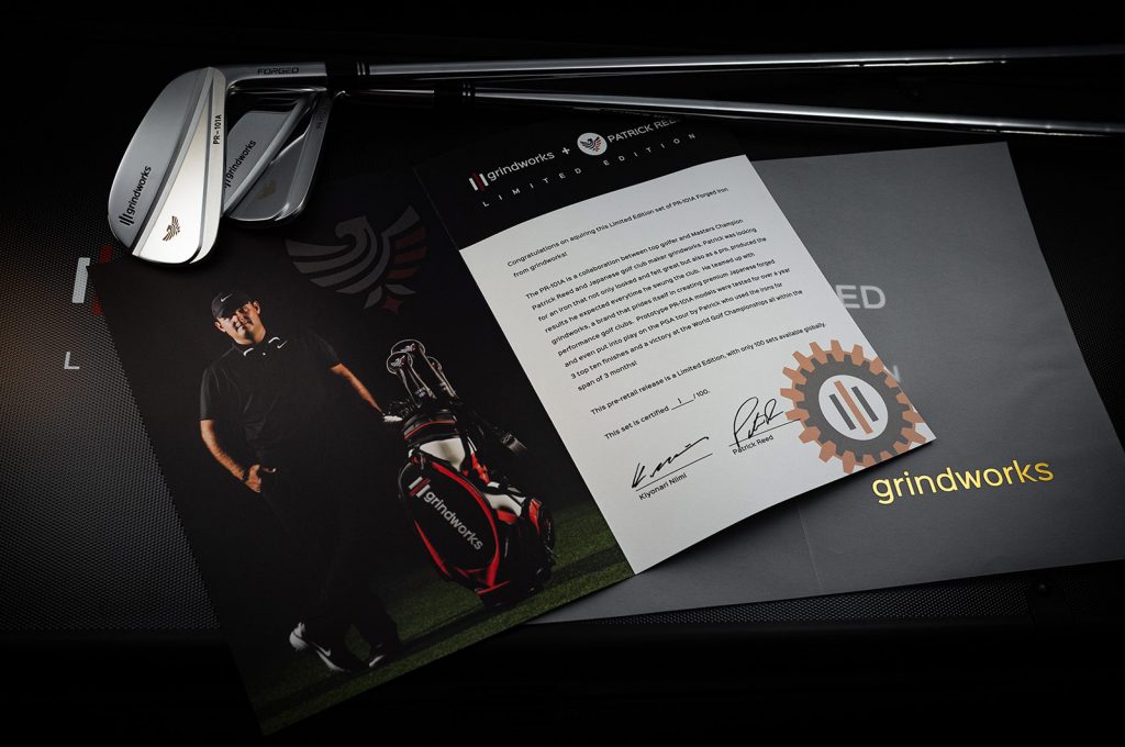 LIMITED EDITION - GRINDWORKS X PATRICK REED PR-101A FORGED STEEL IRONS