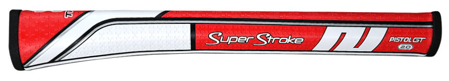 SUPER STROKE TRAXION PISTOL GT 2.0 PUTTER GRIP - RED/WHITE