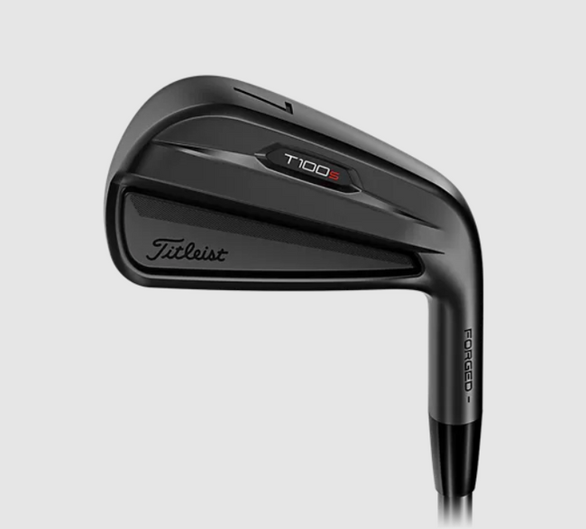 TITLEIST T100•S ii STEEL IRONS BLACK LIMITED EDITION