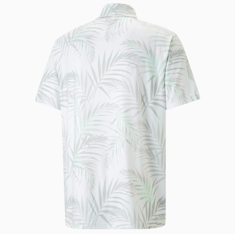 PUMA CLOUDSPUN PALM LEAF POLO SHIRTS