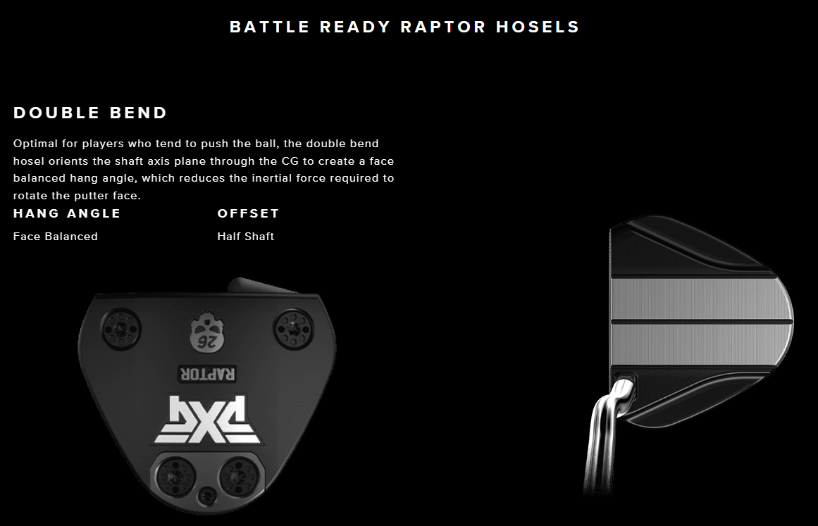 PXG RAPTOR BATTLE READY PUTTER (HEAD ONLY)