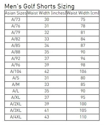 Adidas shorts size chart online