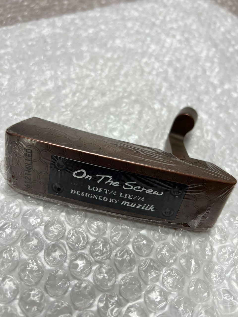 MUZIIK 6121 COPPER LIMITED PUTTER (HEAD ONLY) - LIMITED EDITION