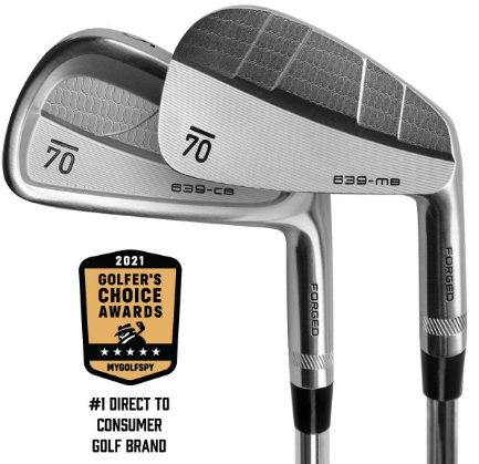 SUB 70 639 FORGED SATIN IRONS COMBO CB #5-7 MB #8-9P (HEAD ONLY)