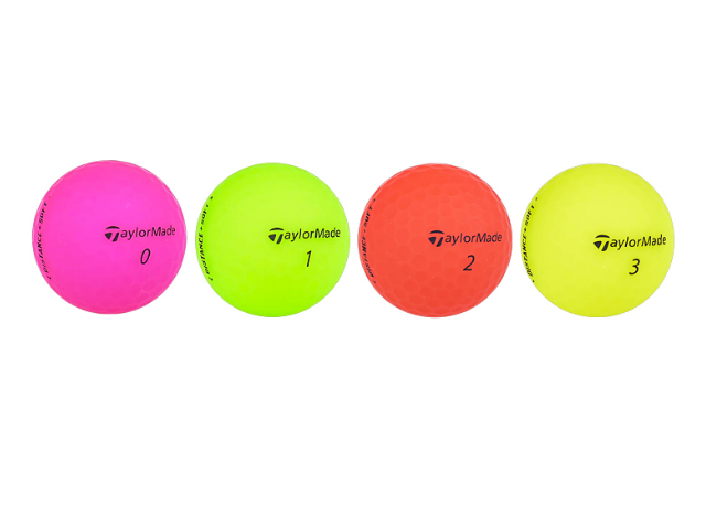 TAYLORMADE DISTANCE+ SOFT GOLF BALL (Multi Colour)