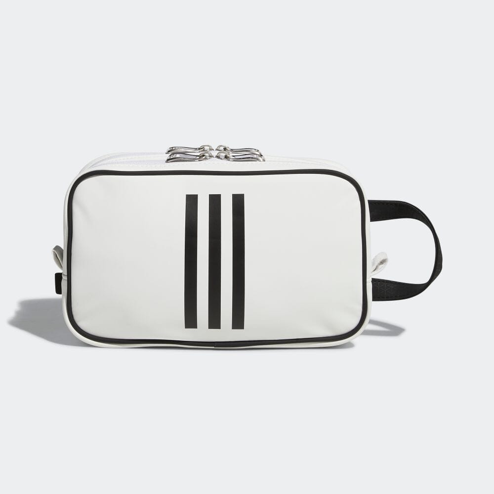 ADIDAS LINEAR LOGO TWO-ZIP POUCH