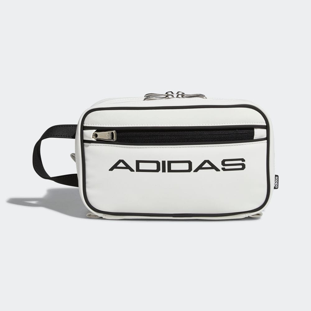 ADIDAS LINEAR LOGO TWO-ZIP POUCH